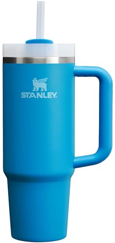 Stanley Quencher H2.0 FlowState Stainless Steel Vacuum Insulated Tumbler with Lid and Straw for Water, Iced Tea or Coffee, Smoothie and More, Black, 30 OZ / 0.89 L