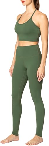 Sunzel Workout Leggings for Women, High Waisted Tummy Control Yoga Pants for Workout Gym Running 28" Inseam