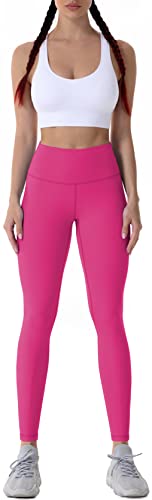 Sunzel Workout Leggings for Women, High Waisted Tummy Control Yoga Pants for Workout Gym Running 28" Inseam