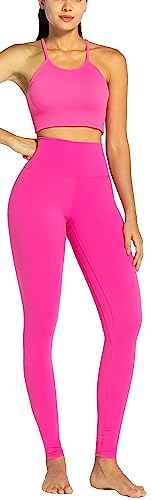 Sunzel Workout Leggings for Women, High Waisted Tummy Control Yoga Pants for Workout Gym Running 28" Inseam