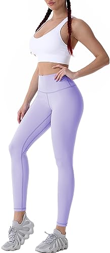 Sunzel Workout Leggings for Women, High Waisted Tummy Control Yoga Pants for Workout Gym Running 28" Inseam