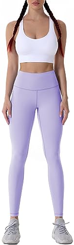 Sunzel Workout Leggings for Women, High Waisted Tummy Control Yoga Pants for Workout Gym Running 28" Inseam