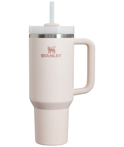 Stanley Quencher H2.0 FlowState Stainless Steel Vacuum Insulated Tumbler with Lid and Straw for Water, Iced Tea or Coffee, Smoothie and More, Black, 30 OZ / 0.89 L