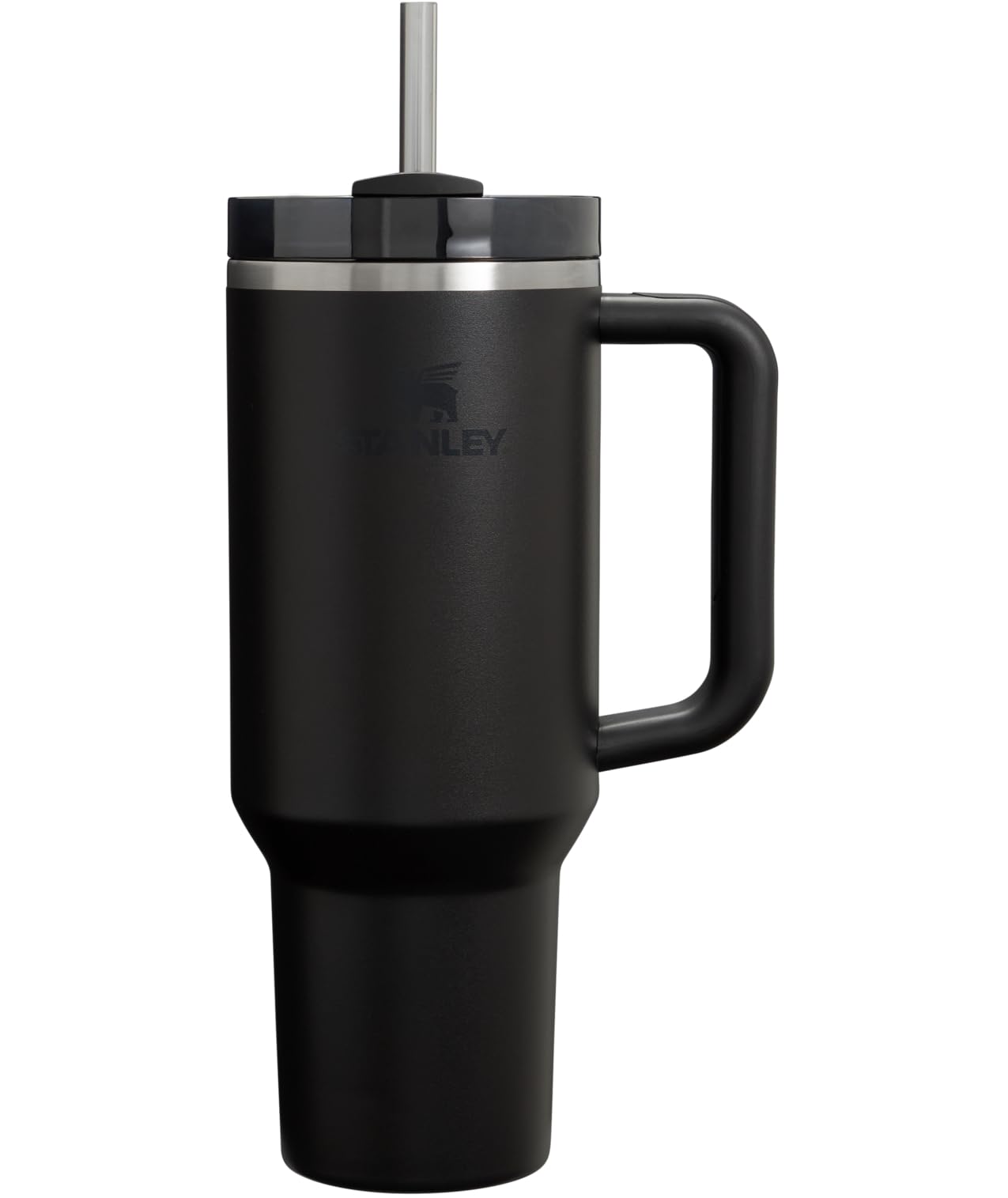 Stanley Quencher H2.0 FlowState Stainless Steel Vacuum Insulated Tumbler with Lid and Straw for Water, Iced Tea or Coffee, Smoothie and More, Black, 30 OZ / 0.89 L