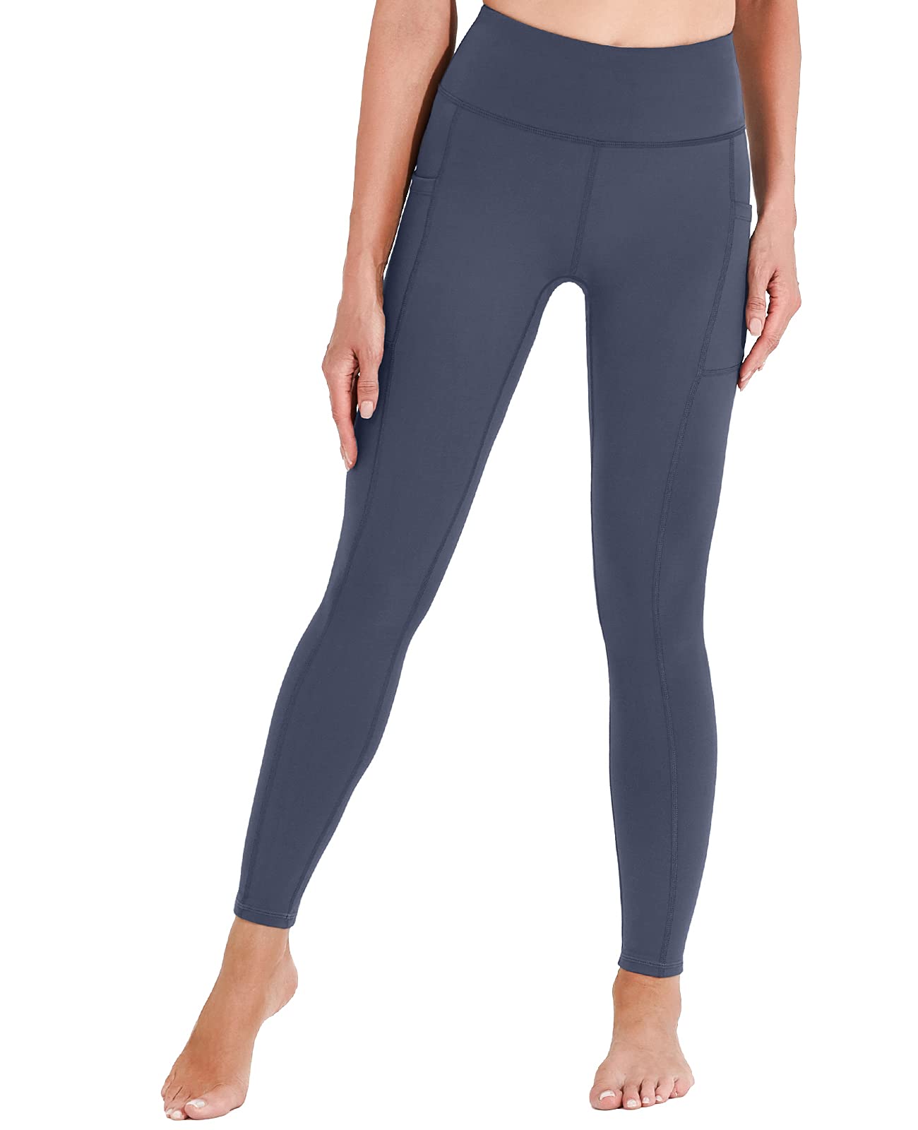 Polygon Yoga Pants for Women, High Waisted Leggings with Pockets, Tummy Control Non See Through Workout Pants