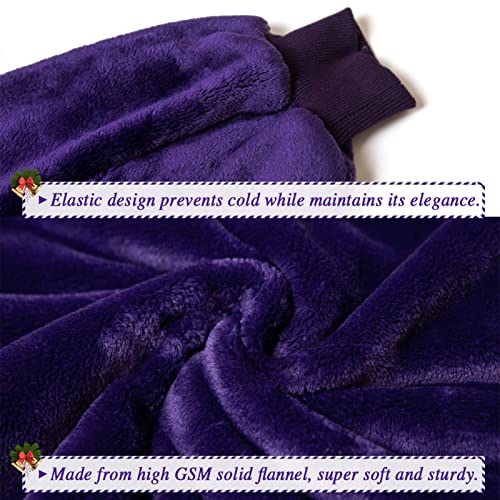 Sweatshirt Blanket Oversized Blanket Hoodie Big Blanket for Adults Hoodie Blanket Wearable Blanket Women Giant Hoody Blanket for Men Super Cosy Blanket with Sleeves Fleece Blanket Giant Pocket (Purple)