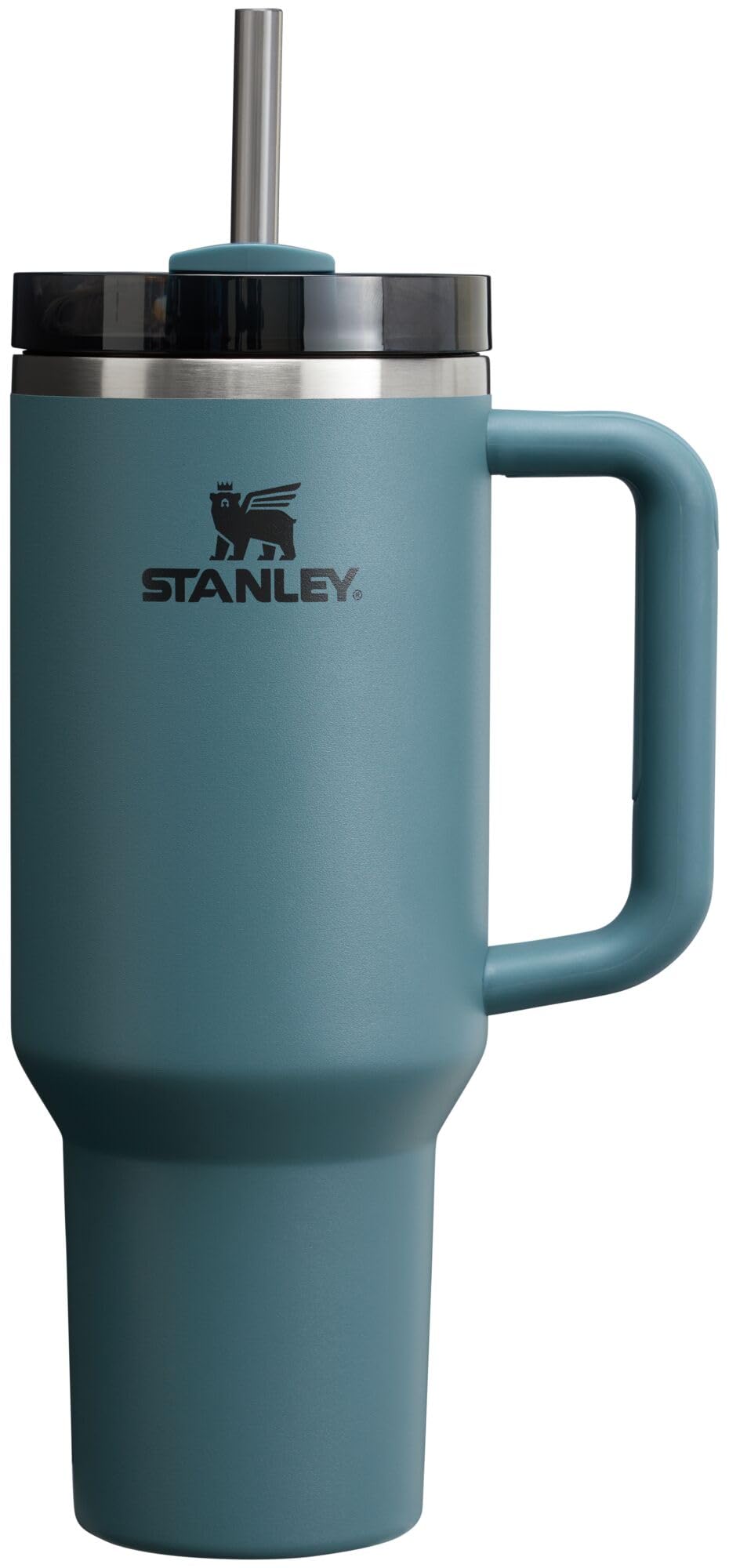 Stanley Quencher H2.0 FlowState Stainless Steel Vacuum Insulated Tumbler with Lid and Straw for Water, Iced Tea or Coffee, Smoothie and More, Black, 30 OZ / 0.89 L