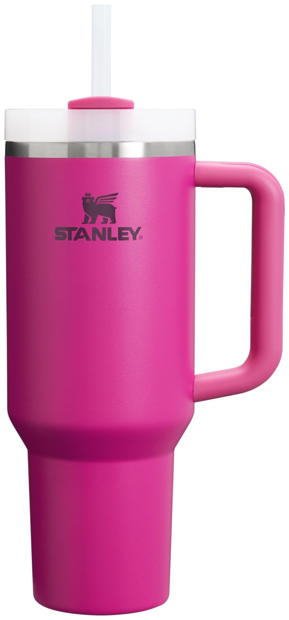 Stanley Quencher H2.0 FlowState Stainless Steel Vacuum Insulated Tumbler with Lid and Straw for Water, Iced Tea or Coffee, Smoothie and More, Black, 30 OZ / 0.89 L