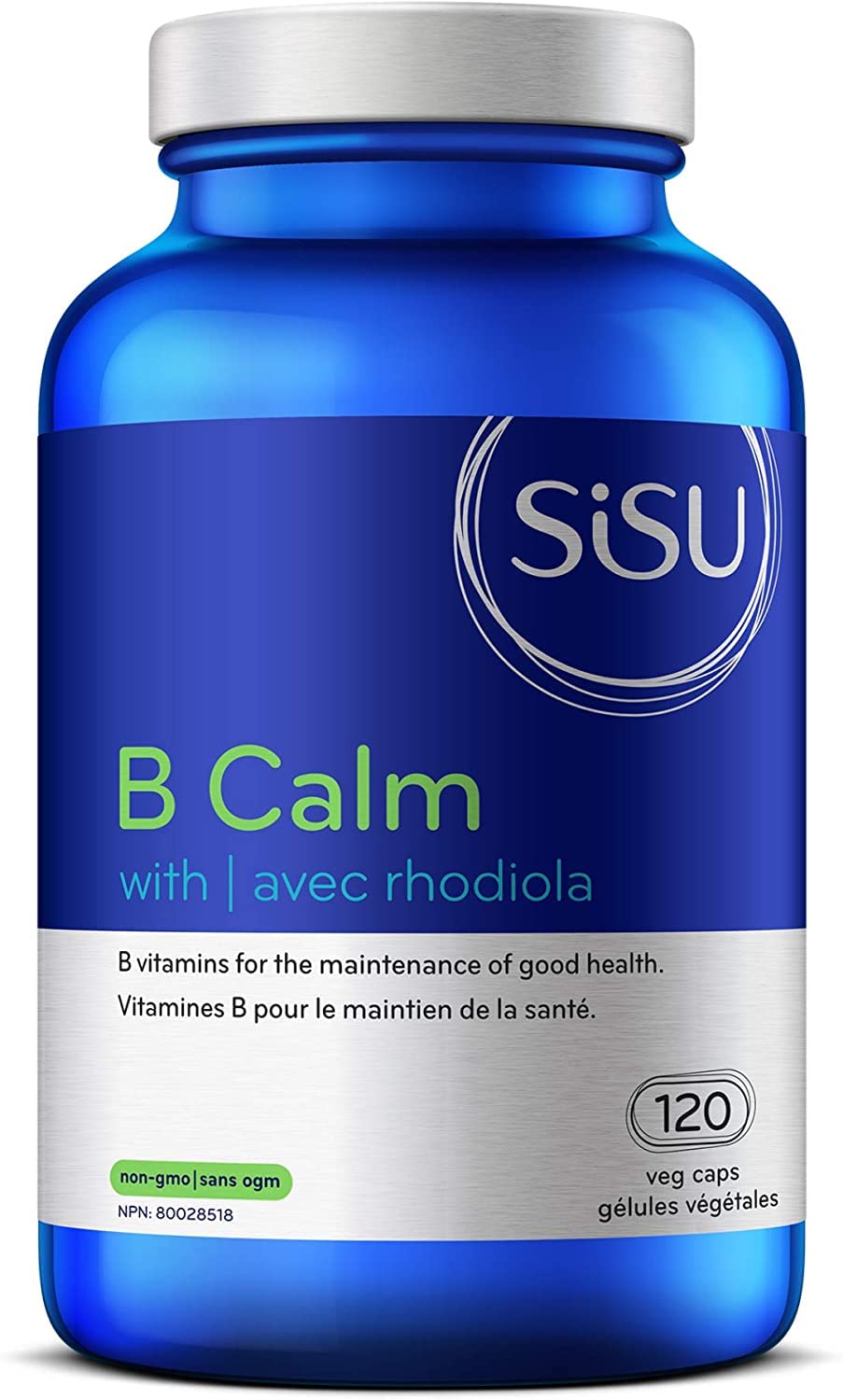 SISU B Calm, with 250 mg Rhodiola 120 VC (Pack of 1)