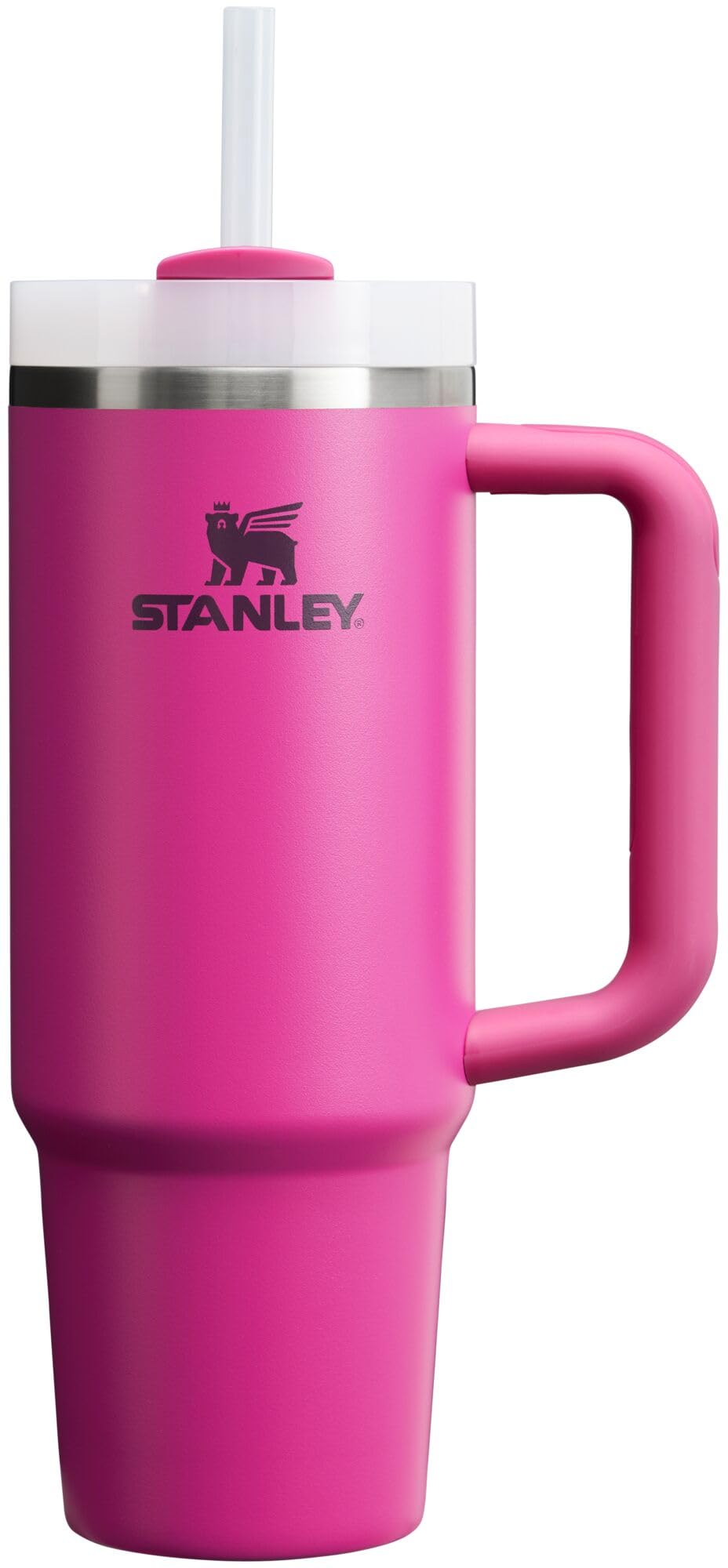 Stanley Quencher H2.0 FlowState Stainless Steel Vacuum Insulated Tumbler with Lid and Straw for Water, Iced Tea or Coffee, Smoothie and More, Black, 30 OZ / 0.89 L