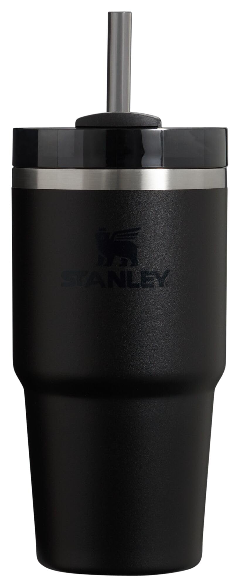 Stanley Quencher H2.0 FlowState Stainless Steel Vacuum Insulated Tumbler with Lid and Straw for Water, Iced Tea or Coffee, Smoothie and More, Black, 30 OZ / 0.89 L