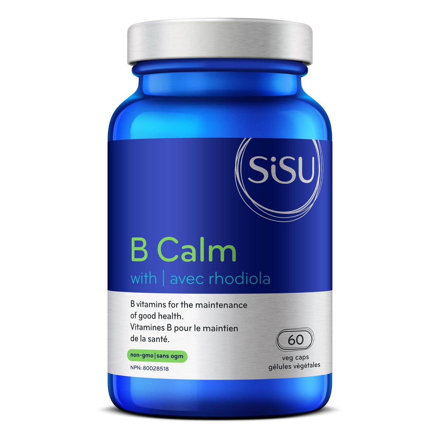 SISU B Calm, with 250 mg Rhodiola 120 VC (Pack of 1)